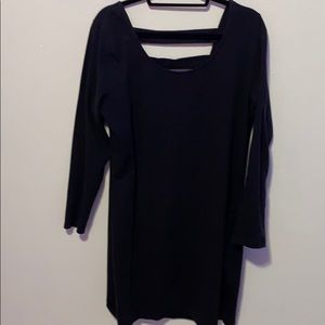 Black long sleeve dress size 2x